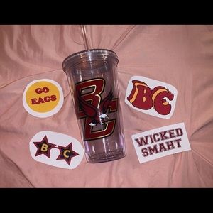 Custom Boston College Cup w/ Stickers